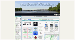 Desktop Screenshot of depereweather.com